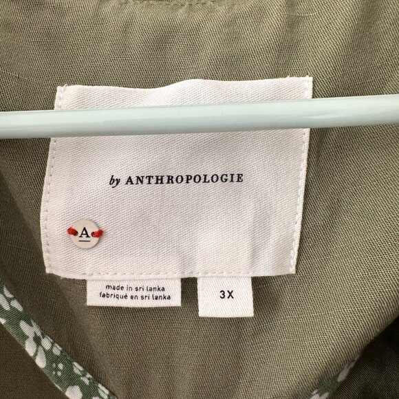 Anthropologie | Cropped Aviator/Cropped Trench Jacket | 3X -- NWT - Picture 4 of 11